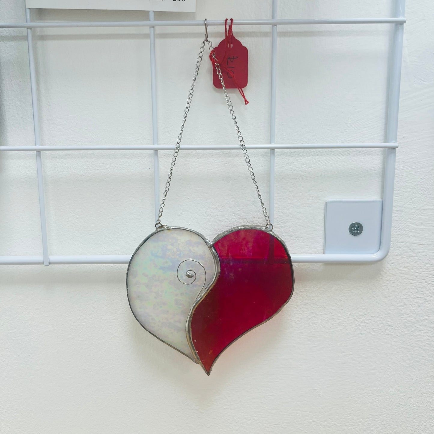 Stained Glass Hanging Heart