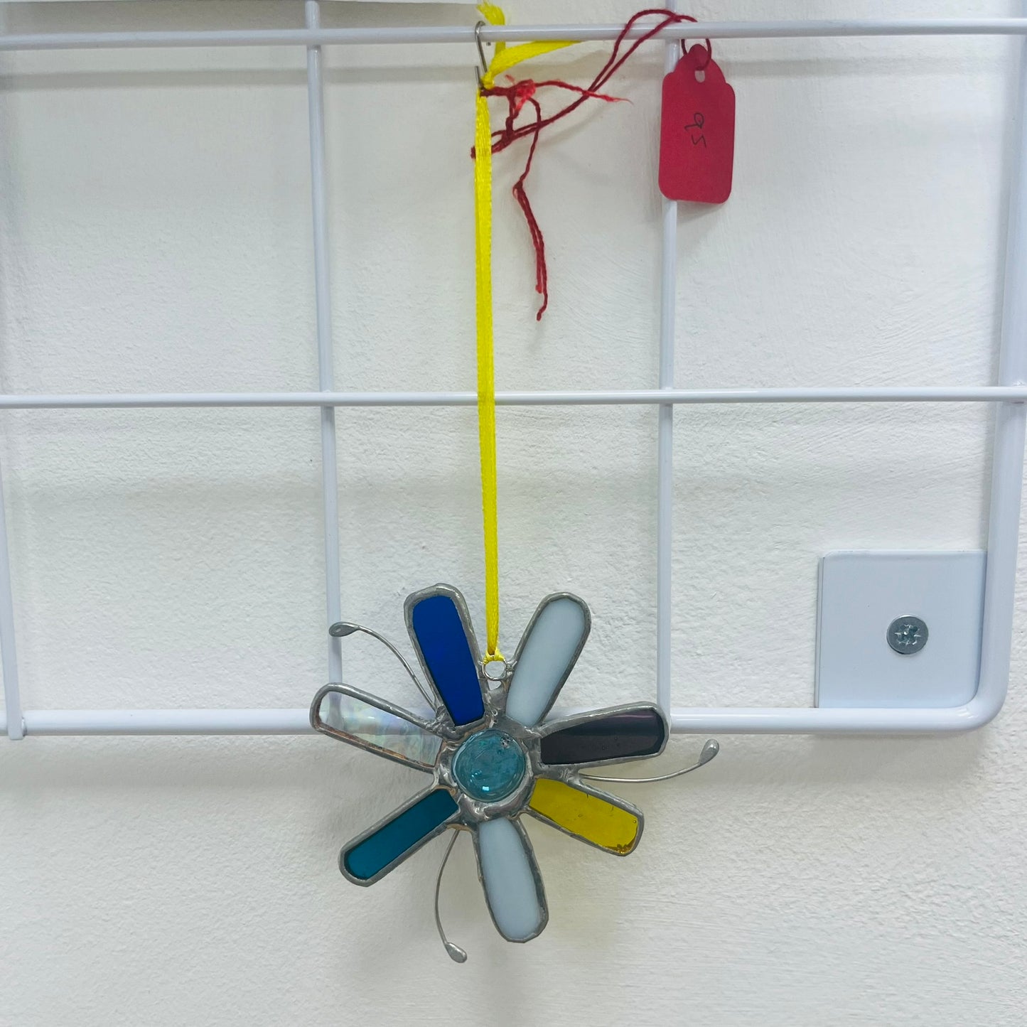 Stained Glass Hanging Flower