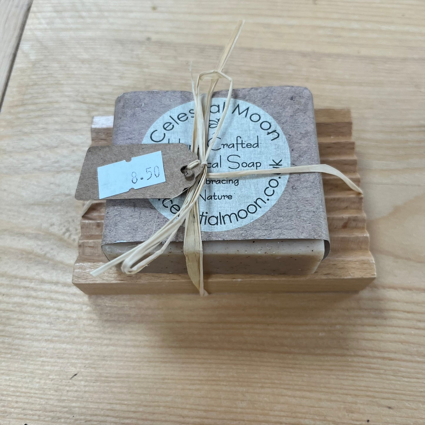 Soap Bar & Wooden Soap Dish