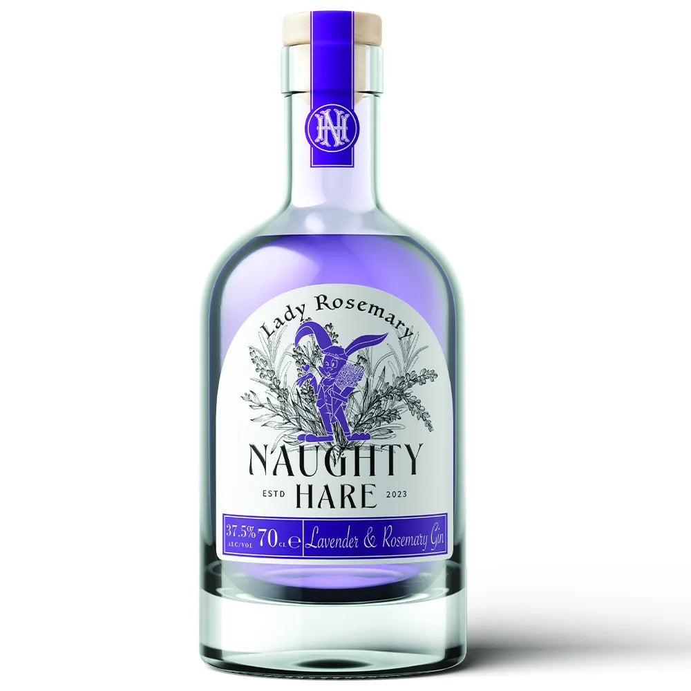 Naughty Hare - Rosemary & Lavender Gin (70cl)