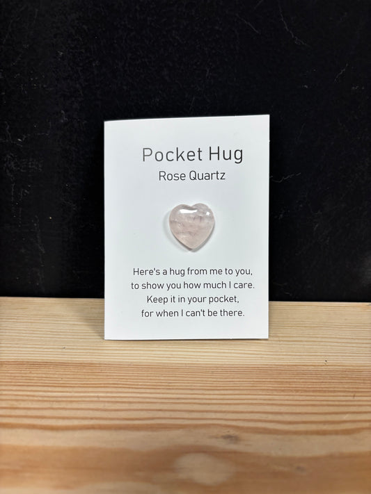Rose Quartz Heart Cards
