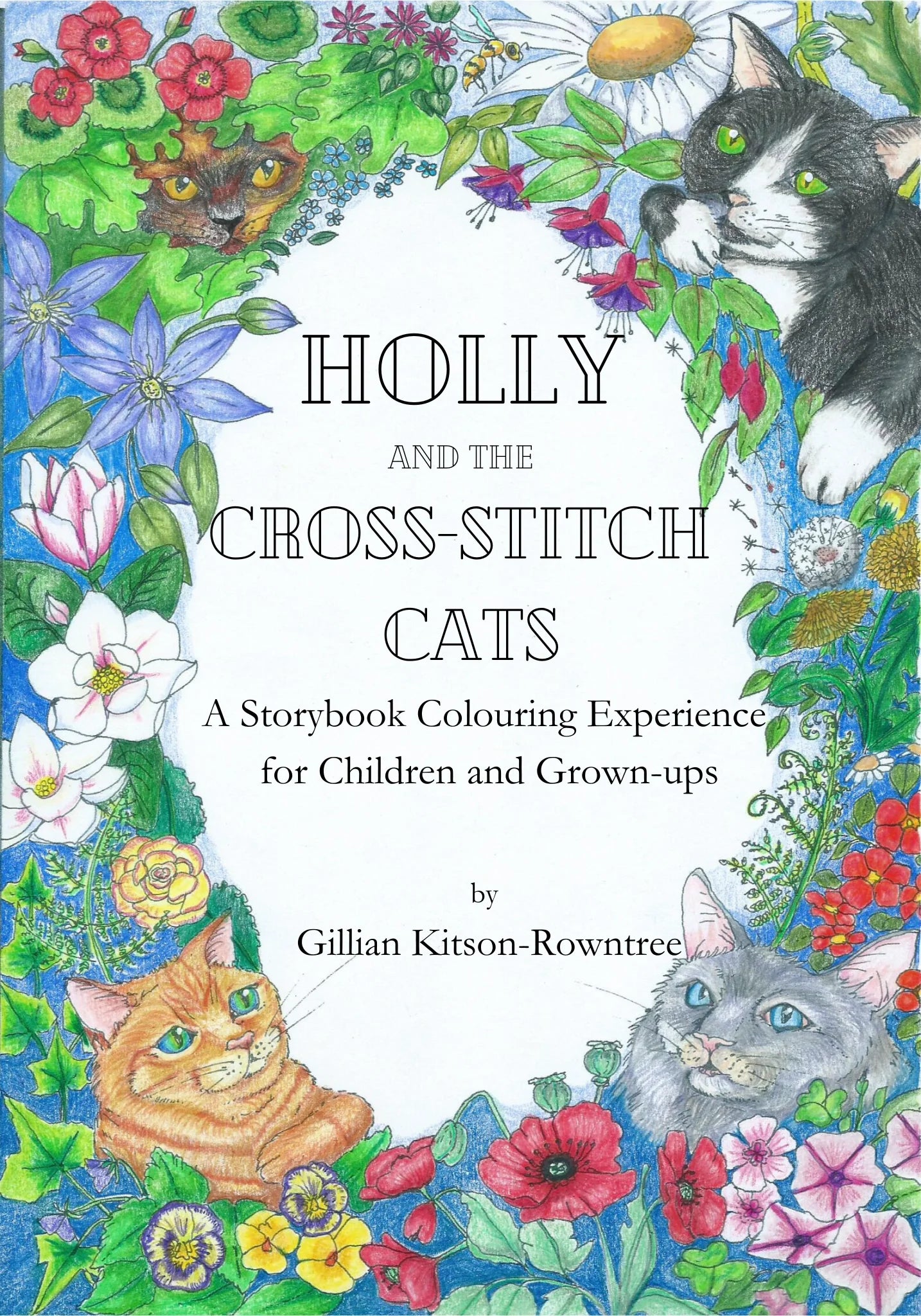 'Holly and the Cross-Stitch Cats' - A Storybook Colouring Experience for Children and Grown-ups