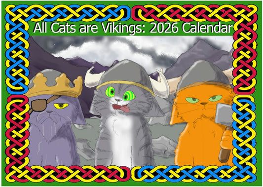 All Cats are Vikings 2026 Calendar