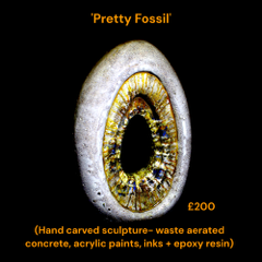 ‘Pretty Fossil’' - Aerated Concrete Sculpture