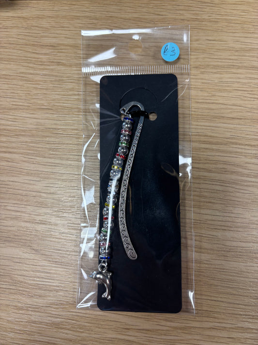 Silver Bead & Multi Colour Beads with Dophin Charm
