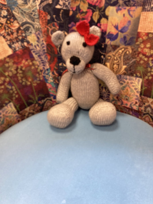 Tina Teddy - Knitting Group (Sue)
